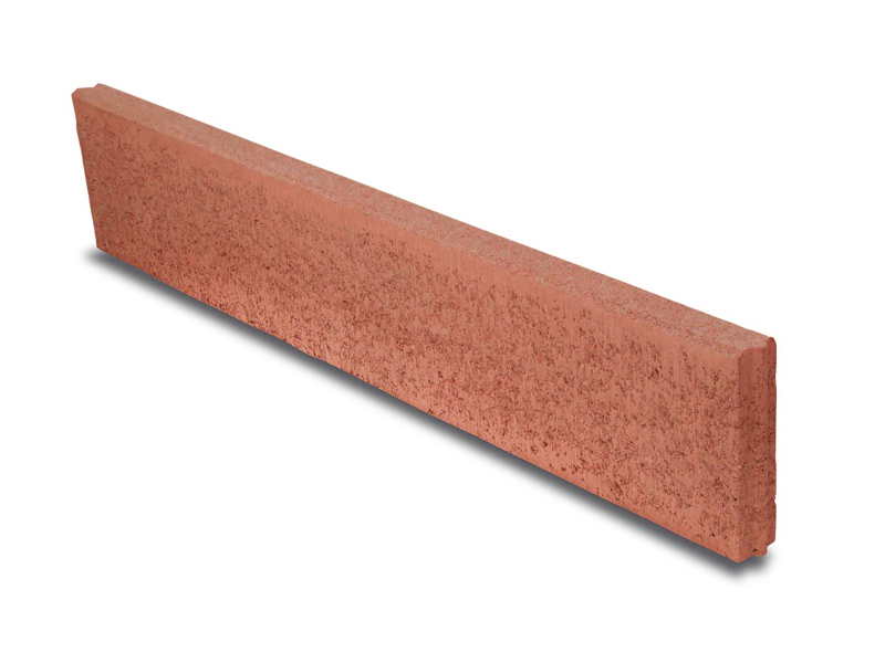 Járdaszegély 5x20x100 vörös